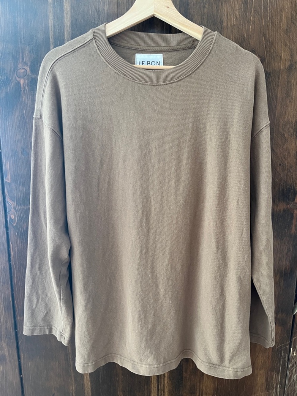 Lebon Shoppe Sunday Tee (Tobacco) size S